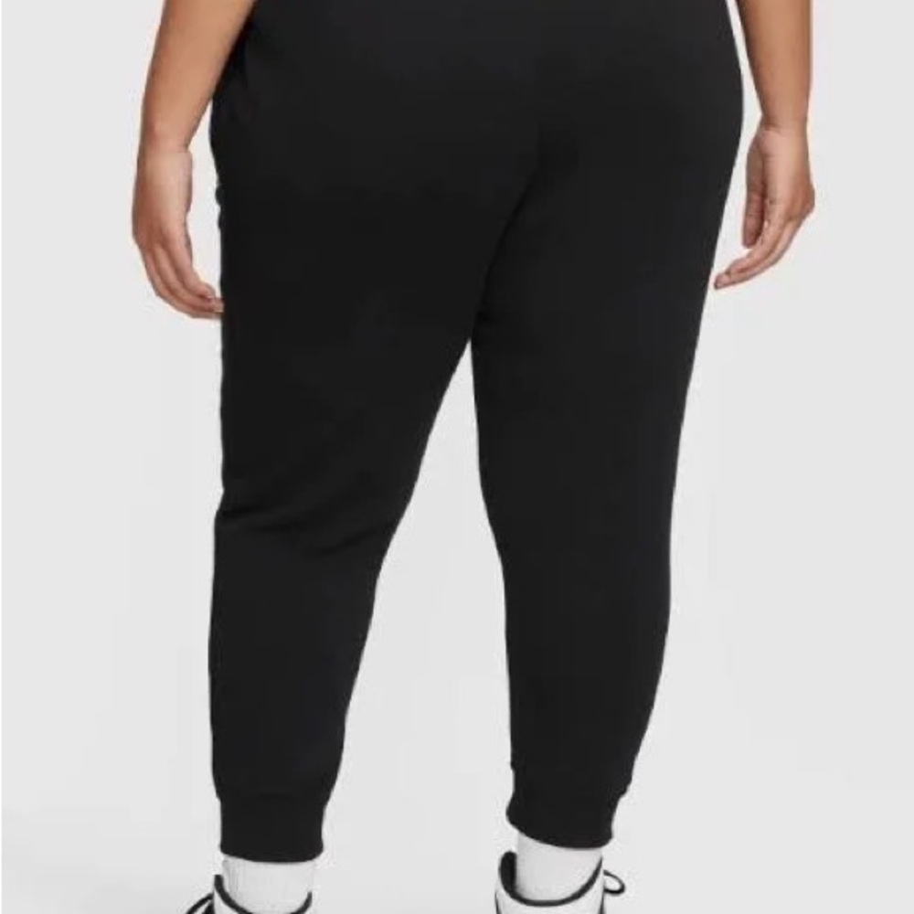 Nike Sportswear Women's Club Fleece Mid-Rise Black Joggers Plus Size 1X NEW - Picture 5 of 8